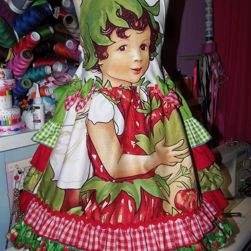 Strawberry Fairies Ruffles Dress Size 5t NEW